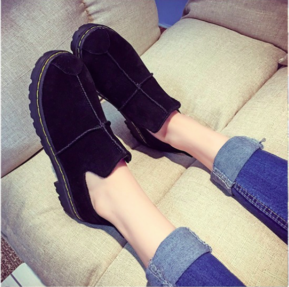 HA016 Soft Loafers Black